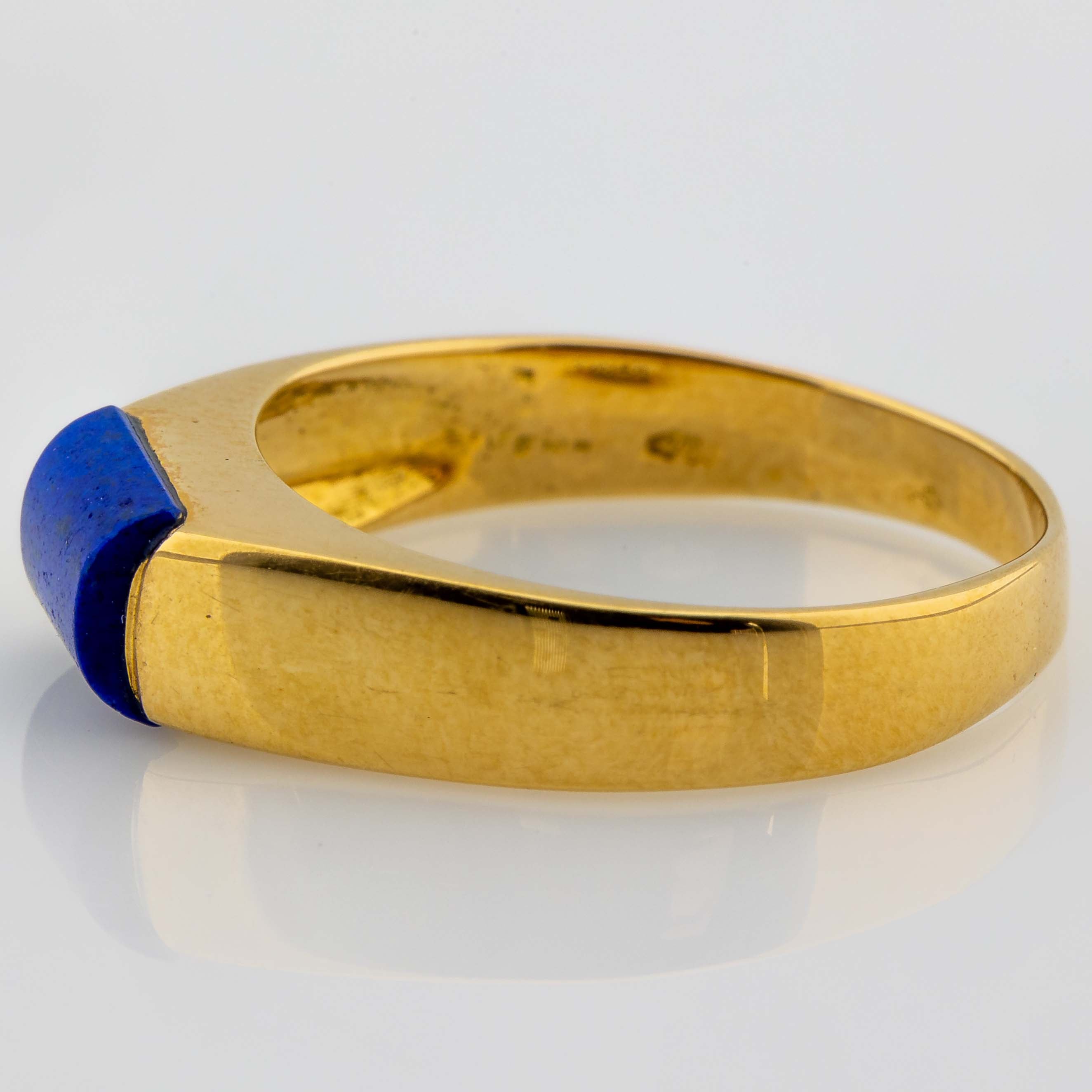 Ring 750/18K Lapis Lazuli 2,7g Gr. 51